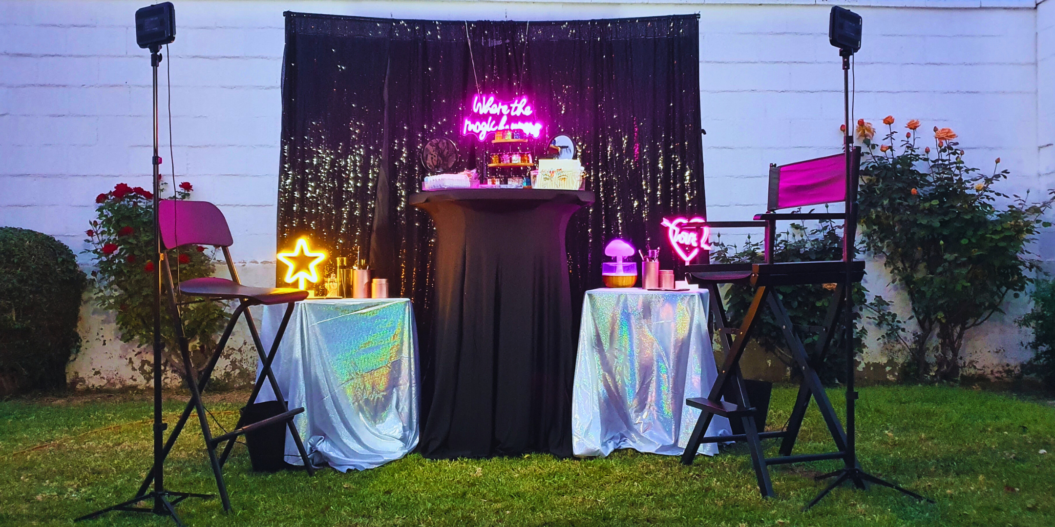 estacion de maquillaje para eventos